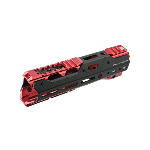 STRIKE INDUSTRIES GRIDLOK 8.5 INCH MAIN BODY WITH SIGHTS AND RED RAIL ATTACHMENT