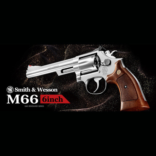 Tokyo Marui M66 6 inch Gas Revolver (24 Shots System, Silver)