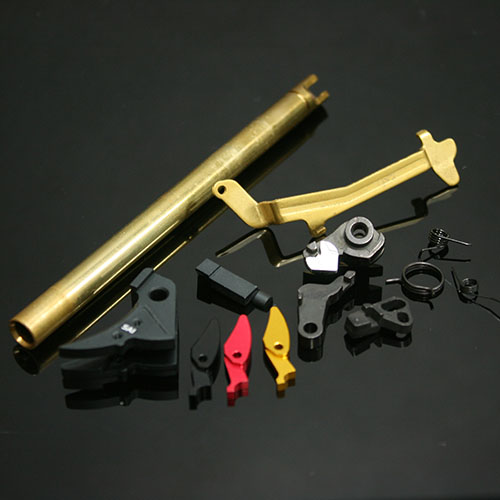 GunsModify S-Style G34 Slide Set for Marui G17 Gas BlowBack Pistol ( Black ) 